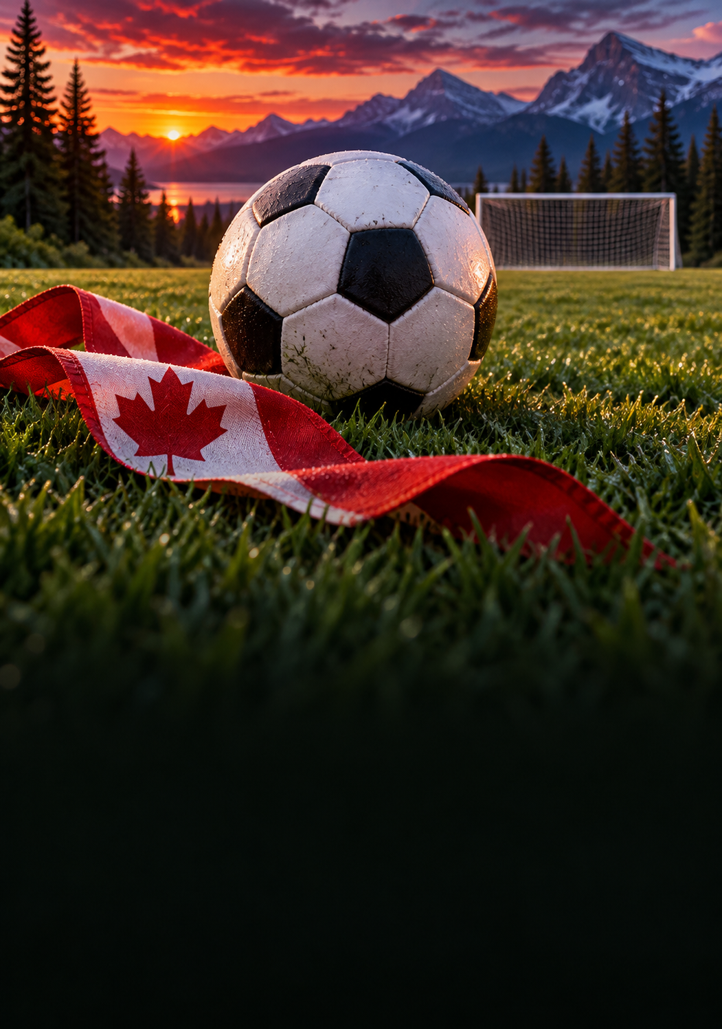 Canadian soccer culture — conceptual illustration
